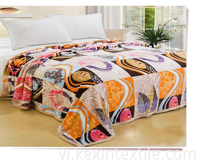 Geometric Figure Design Mocro Fiber Blanket